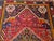 Vintage Persian Qashqai Tribal Area Rug, Hand-Knotted Wool, Vegetable Dye, Geometric Medallions, 6x8, Red & Navy For Sale - Image 12 of 15
