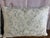 Melissa Levinson Pair of Custom Printed Linen Lumbar Pillows in Faded Aqua Baroque Damask For Sale - Image 4 of 10