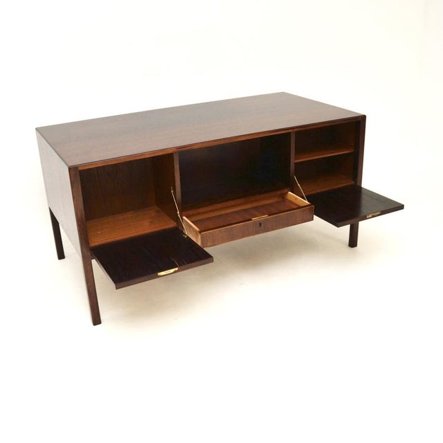 Wood Danish Desk by O. Bank Larsen, 1950s For Sale - Image 7 of 16