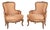Nicolas Foliot Louis XV Walnut Bergeres, Pair For Sale