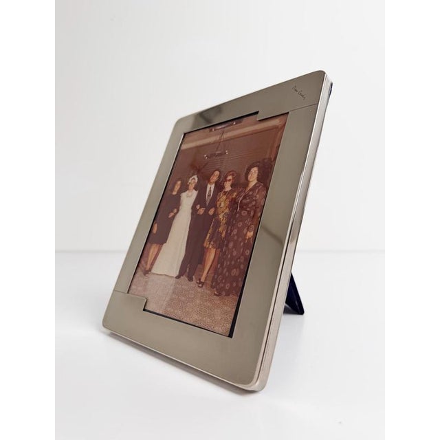 1970s Silver-Plated Picture Frame by Pierre Cardin, France, 1970s For Sale - Image 5 of 14