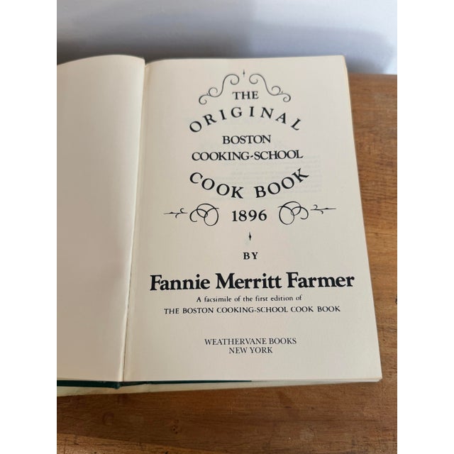 The Original Boston Cooking School Cookbook 1896 by Fanny Merritt Farmer For Sale - Image 6 of 12