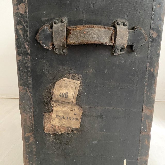 Vintage Travel Trunk, 1890s For Sale - Image 10 of 11