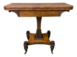 Regency Rosewood Card Table, 1815