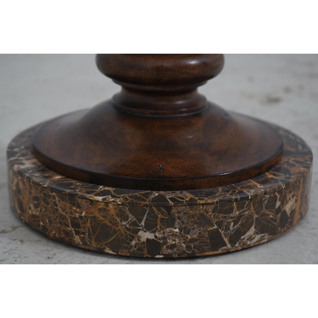 Maitland Smith Burl Wood Horn Occasional Table For Sale In Philadelphia - Image 6 of 11