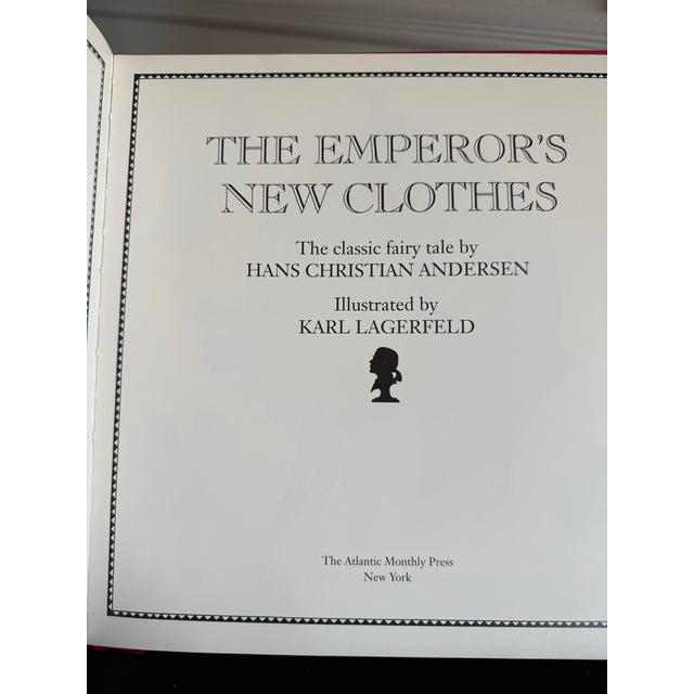 Traditional First Edition of "The Emperor's New Clothes" Children's Book Illustrated by Karl Lagerfeld For Sale - Image 3 of 11