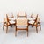 1960s Restored Arne Vodder Ella Dining Chairs in Teak & Edelman Leather, Danish Mid Century Modern For Sale - Image 11 of 14