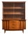 Styled After Mid 20th Century Kent Coffey Foreteller Mid-Century Modern Walnut China Cabinet For Sale