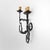 Black Brutalist Wrought Iron Wall Lamps, 1960s, Set of 2 For Sale - Image 8 of 15