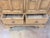 Wood Antique 19th Century Irish Scrub Pine Two-Door Clothing Armoire With Three Drawers For Sale - Image 7 of 11