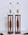 1950s Tall Tony Paul for Westwood Walnut & White "Catkin" Table Lamps, 1950s - A Pair For Sale - Image 5 of 17