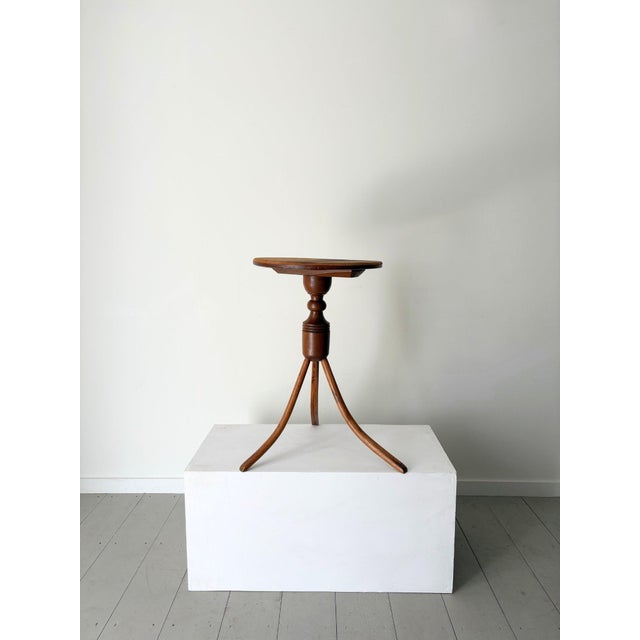 Secessionist Occasional Table with Splayed Legs, 1920 For Sale - Image 6 of 8
