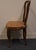 Wood High End Vintage French Provincial Art Nouveau Style Dining Side Chair For Sale - Image 7 of 9