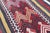 Textile 1970s Rustic Style Stripe Design Hand Knotted Oushak Kilim Rug For Sale - Image 7 of 12