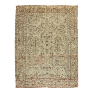 Antique Persian Lilihan Rug - 8'10" x 11'3" For Sale