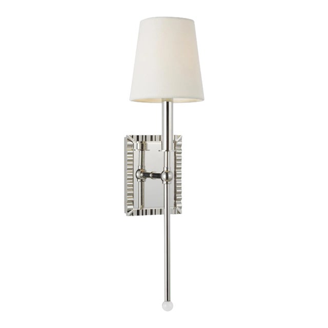 Alexa Hampton by Visual Comfort Studio Baxley Sconce, Silver For Sale