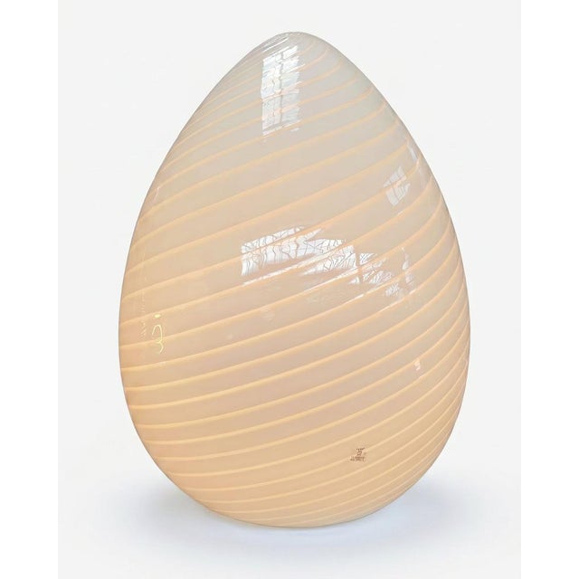 1980s Swirl Table Lamp in Murano Glass by Vetri Murano, Italy, 1980s For Sale - Image 5 of 5