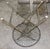 Metal 1970s Italian Bistro–Style Wrought Iron Garden Set With Four Folding Chairs For Sale - Image 7 of 18