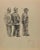 The Standing Men, Original Drawing, Early 20th-Century For Sale