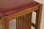 Wood Stickley Mission Oak Arts & Crafts Long Bench For Sale - Image 7 of 12
