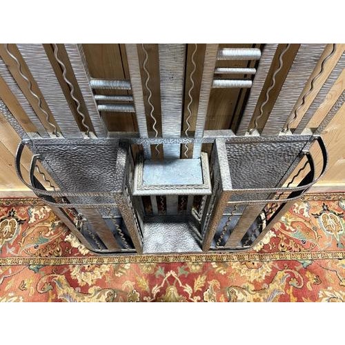 Gold Art Deco Iron Coat Rack For Sale - Image 8 of 9