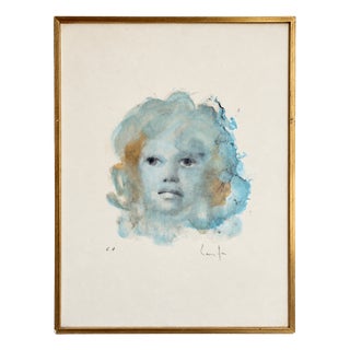 Leonor Fini, Face, 1980s, Lithograph, Framed For Sale