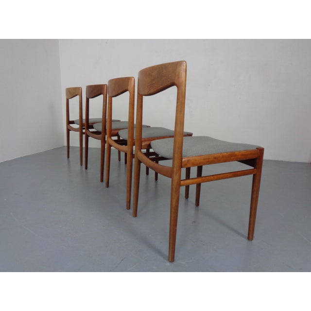Wood Dining Chairs from Interlübke, 1960s, Set of 4 For Sale - Image 7 of 18
