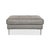 Grey Leather Stool with Chrome Feet from Gutmann Factory For Sale - Image 5 of 6