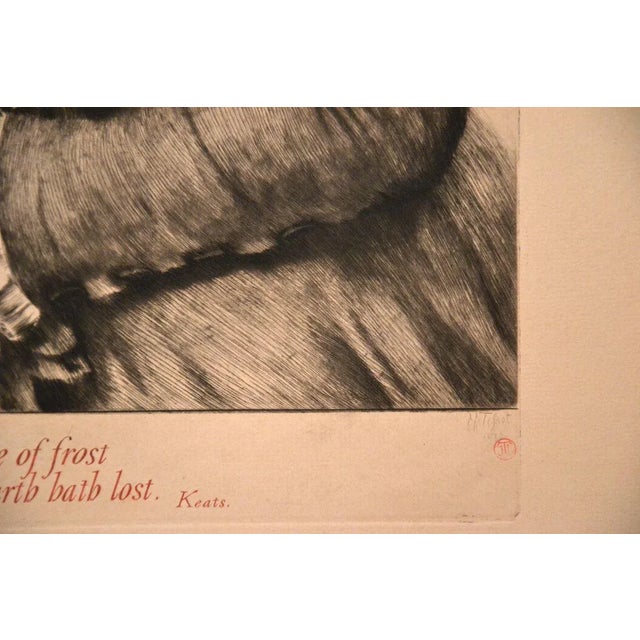 Promenade dans la Neige - Original Etching by J. Tissot - 1880 1880 For Sale - Image 5 of 6