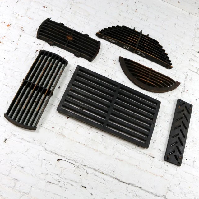 Wood Antique Industrial Foundry Patterns for Molds Handmade Wood Set of Six, Group 9 For Sale - Image 7 of 13