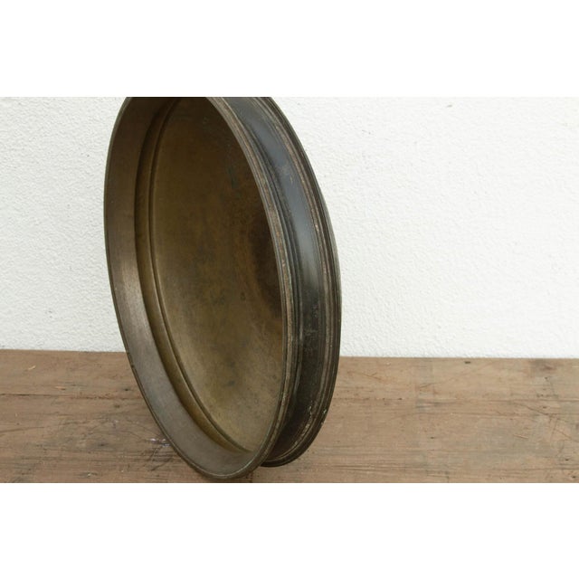 Metal Early 20th Century Heirloom Bronze Urli For Sale - Image 7 of 8