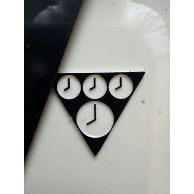 Plastic Large Czech Bakelite Factory Clock from Pragotron, 1948 For Sale - Image 7 of 9