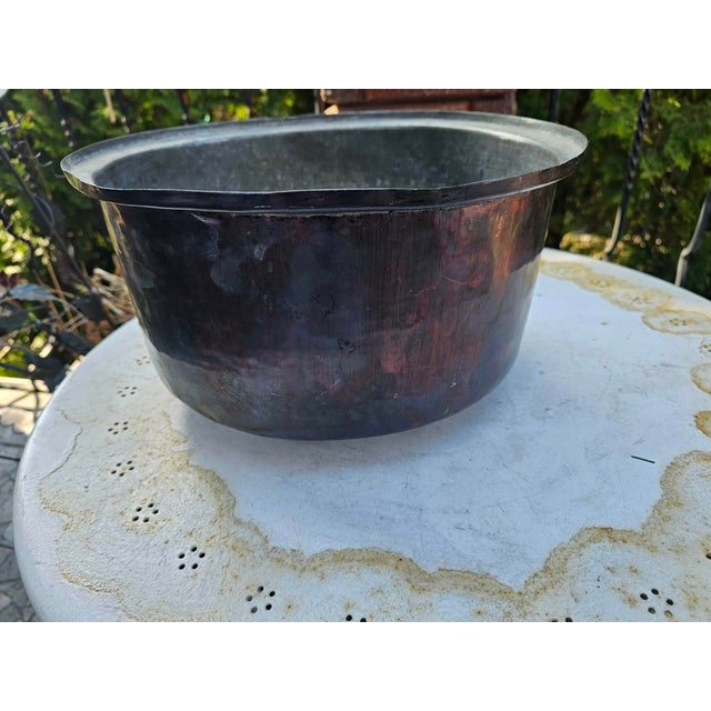 Antique Copper Bowl, 1890s For Sale - Image 6 of 6