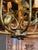 Vintage 1960s Italian Mid Century Hollywood Regency Six Light Gilt Floral Chandelier For Sale In Minneapolis - Image 6 of 13