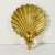 1960s Vintage Coastal Hollywood Regency Boho Chic Brass Fan Shell Candle Holder Wall Sconce For Sale - Image 4 of 10
