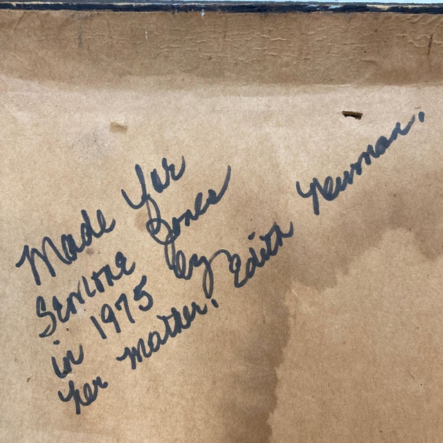 Long 1970s Framed Wall Art | Embroidered Sunflowers For Sale - Image 4 of 5