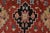 Heriz Rug 5’10” X 9’1” Red Wool Vintage Tribal Hand-Knotted Oriental Carpet For Sale - Image 12 of 15