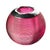 A Victorian match striker in a rare cranberry pink ribbed glass. The sterling silver collar is marked with English...