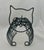 Mid-Century Modern 1950's Vintage Wire Figural Black Cat Magazine Holder For Sale - Image 3 of 8
