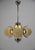 Art Deco Chandelier in Glass and Nickel, Europe, 1930s For Sale - Image 10 of 13