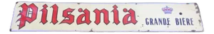 Enameled Pilsania Beer Sign, 1940s