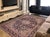All offers are welcome This Persian Kashan rug is a vintage antique-inspired, hand knotted wool piece in blue and beige,...