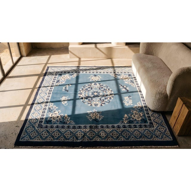 Antique Chinese Peking Rug For Sale In New York - Image 6 of 8
