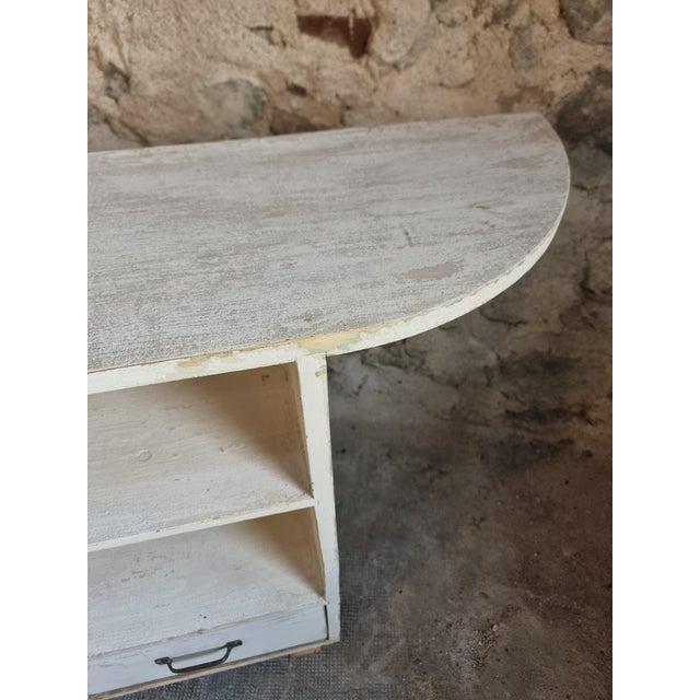 Vintage French Pine Shoe Cabinet with Drawers, 1960s For Sale - Image 12 of 18