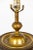 1970s Colonial Turned Wood Basin Lamp With Brass Cap For Sale - Image 9 of 10