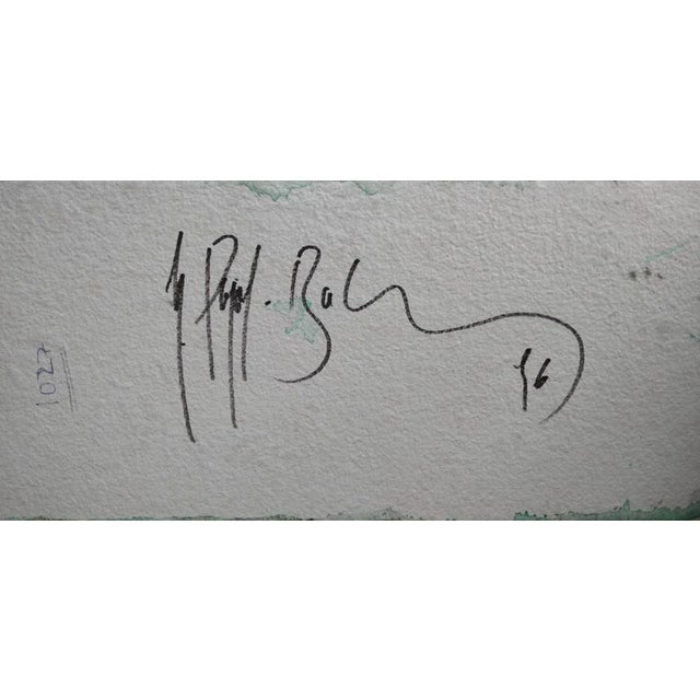 Manel Pujol Baladas, Untitled, 1996, Paint on Paper, in Flawless conditions. Designed 1990 to 1999 This piece has an...