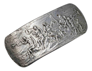 Silver Concert Brooch by Mirko Basaldella, 1950s