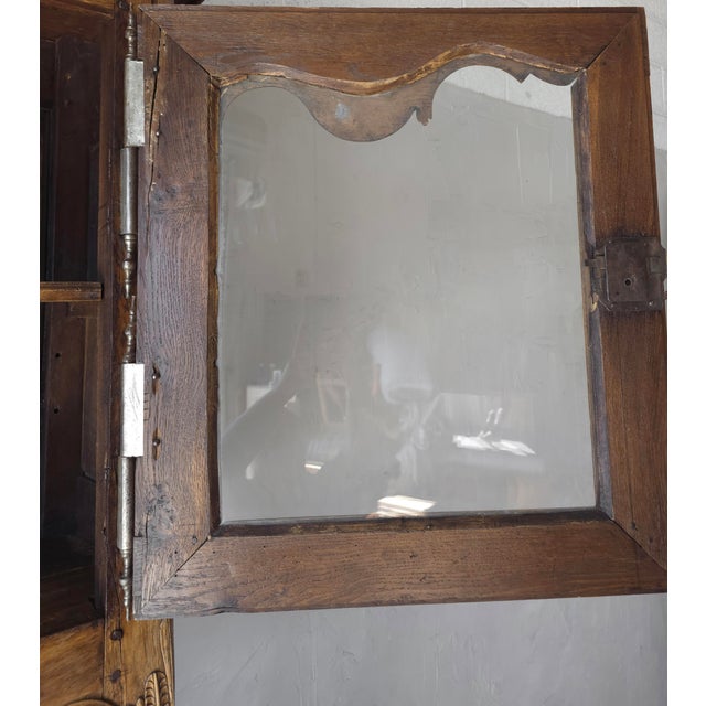 Monumental 1800s Antique French European Oak Vaissalier Hutch For Sale - Image 13 of 18