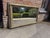 Glass Large Antique French Carved Wood and Gesso Gilt and Painted Mirror, 1800s For Sale - Image 7 of 8
