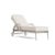 Brown Jordan Calcutta Adjustable Chaise Lounge, Dove frame with Fusion Natural fabric For Sale - Image 12 of 12